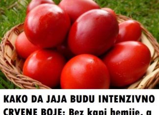 Kako da jaja imaju lijepu crvenu boju