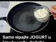 Samo sipajte jogurt u kipucu vodu!!