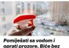 POMIJEŠATI SA VODOM I OPRATI PROZORE