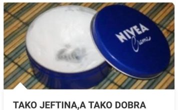 Samo obicna nivea i jeftini sastojak iz apoteke!!