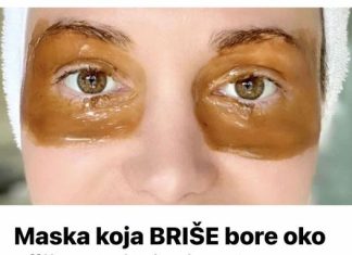 Maska koja brise bore oko ociju!!