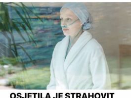 OSJETILA JE STRAHOVIT BOL U NOSU DOK SE UMIVALA