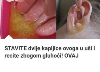 STAVITE 2 KAPLJICE OVOGA U UŠI I RECITE ZBOGOM GLUHOĆI!