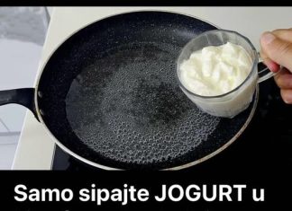 SAMO SIPAJTE JOGURT U KIPUĆU VODU, DODAJTE BRAŠNO I NE MORATE UJUTRU IĆI U PRODAVNICU