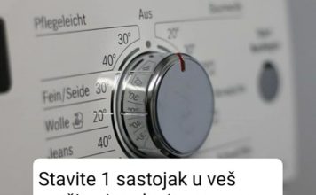 EVO NAJLAKŠEG NAČINA KAKO DA OČISTITE SVOJU MAŠINU ZA VEŠ