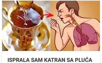 Eliminisite katran iz pluca na prirodan nacin!!