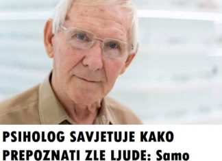 PSIHOLOG SAVJETUJE KAKO PREPOZNATI ZLE LJUDE