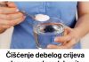 ČIŠĆENJE DEBELOG CRIJEVA SLANOM VODOM
