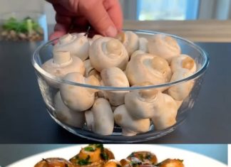 Gljive dinstane u bijelom luku,maslacu i persunu