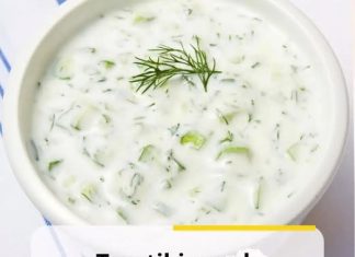 TZATZIKI SALATA SA KRASTAVCIMA