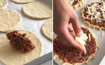 Tijesto gotovo za tili čas mini pizze sa mljevenim mesom