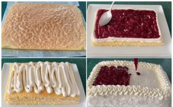 Biskvitna torta sa visnjama