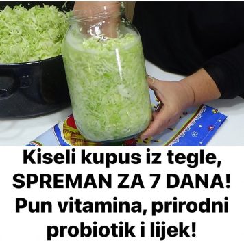 Kiseli kupus iz tegle!