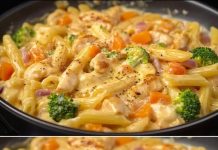 Kremasta tjestenina sa piletinom!!