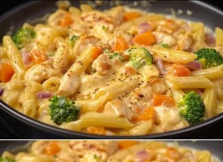 Kremasta tjestenina sa piletinom!!