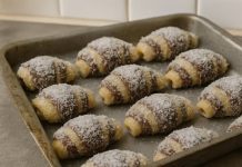 Posne šarene kiflice-Dvobojna čarolija na tanjiru!!