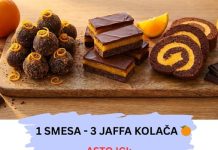 1 Smjesa i 3 Jaffa kolaca