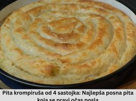 Pita krompiruša od 4 sastojka