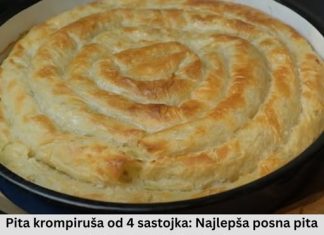 Pita krompiruša od 4 sastojka