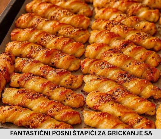 Fantastični posni štapići sa susamom!