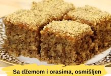 Kolac sa dzemom i orasima