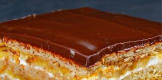 Najbrza keks torta sa cokoladom i bananom