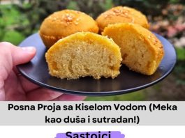 Posna proha sa kiselom vodom