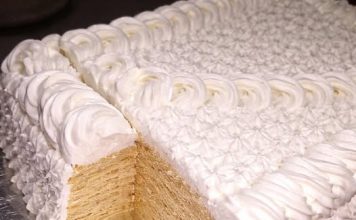 Posna bela torta!!