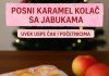 Posni karamel kolac sa jabukama