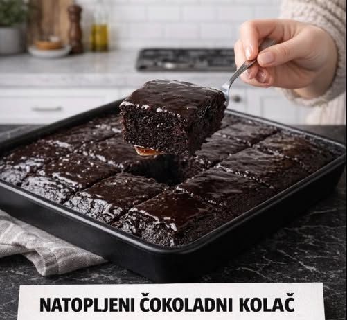 Posni kolac sa cokoladom