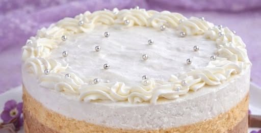 Nepečena Milka torta