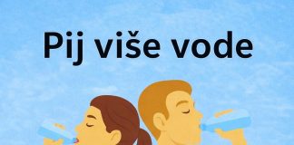 Pijete više vode da bi ste bili zdravi!