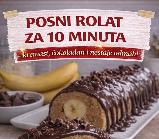 Kremasti cokoladni rolat koji brzo nestaje!!