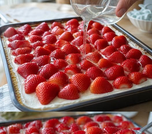 Fina lagana torta sa jagodama