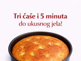 Tri case i 5 minuta do preukusnog jela