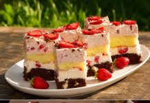 Osvjezavajuca ljetna torta sa jagodama