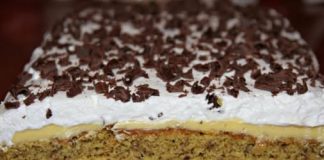 Torta sa kremom od vanilije i karamele