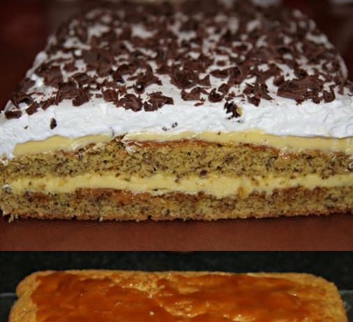 Torta sa kremom od vanilije i karamele