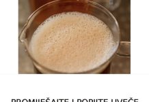 Pomiješajte i popijte naveče prije spavanja!