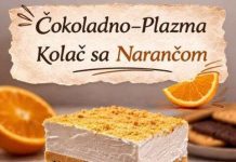 Cokoladna plazma kolač sa narandžom
