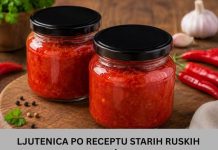 Ljutenica po starom Ruskom receptu