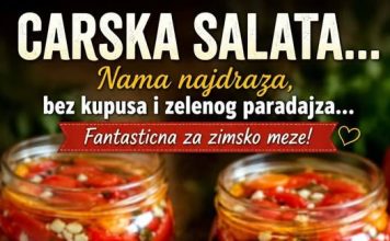 Carska salata fantasticna za zime