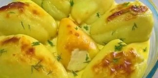 Preukusne paprike punjene sirom