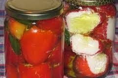 Turšija od paprika s maslinovim uljem