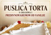 Puslica torta sa orasima