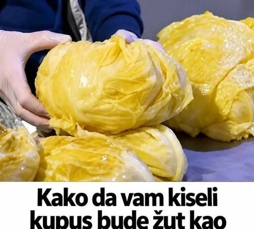 Domaći kiseli kupus sa posebnom žućkastom bojom: Tajna je u jednom sastojku koji mu daje savršen ukus