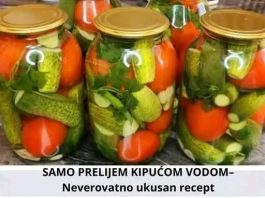 Hrskavi paradajz i krastavci za zimnicu – jednostavan recept u aromatičnoj slatko-kiseloj marinadi