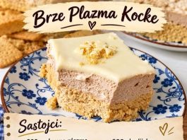 Čokoladni kolač sa Plazmom bez pečenja