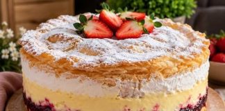 Kremasta torta sa šumskim voćem i vanilijom – savršen spoj voćne svježine i nježnog krema