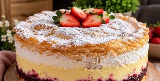 Kremasta torta sa šumskim voćem i vanilijom – savršen spoj voćne svježine i nježnog krema